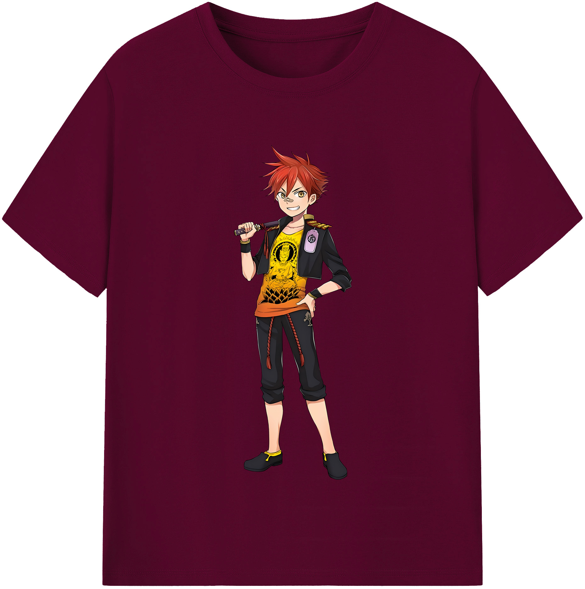 （画像用） 刀剣乱舞 Touken Ranbu レディースカジュアルプリントTシャツ（綿100％）